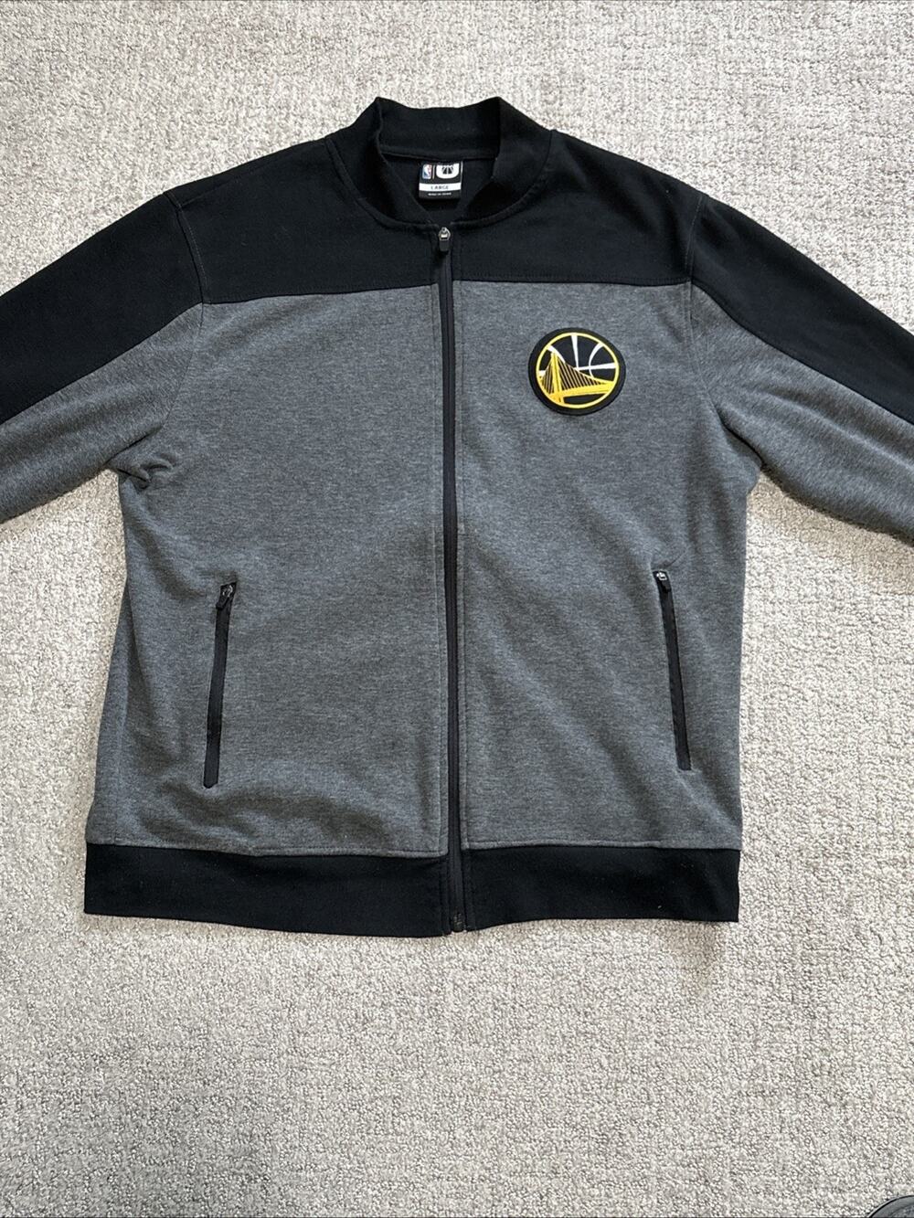 Golden State Warriors Men’s NBA Athletic Jacket Size Large